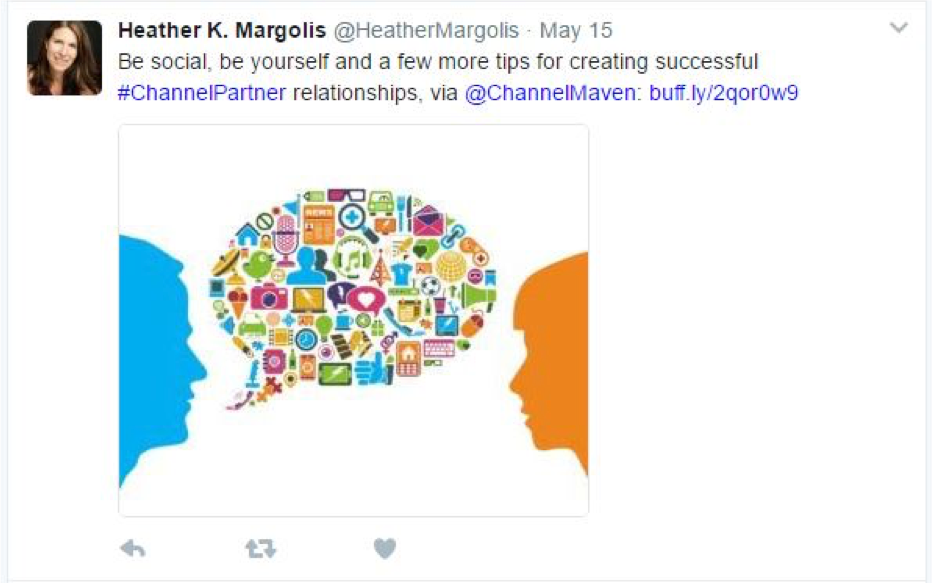 Tweet about Channel Maven