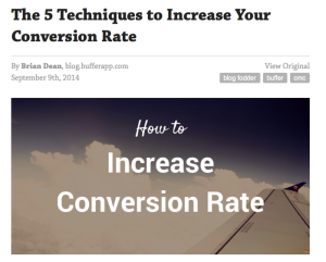 Conversion Traffic