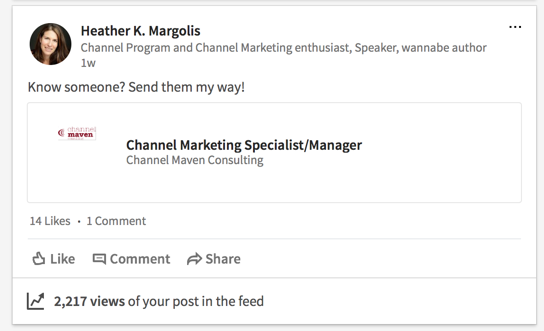 content views linkedin